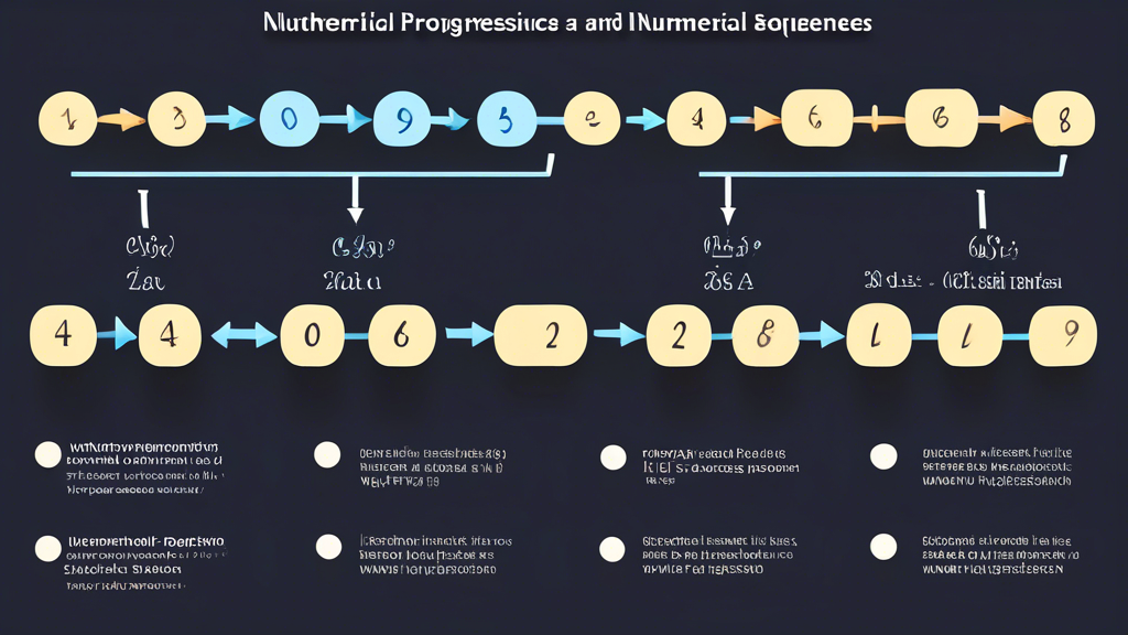 An illustration that relates to the concept of the differences of sequences and series, a mathematical topic that involves studying the changes and pattern